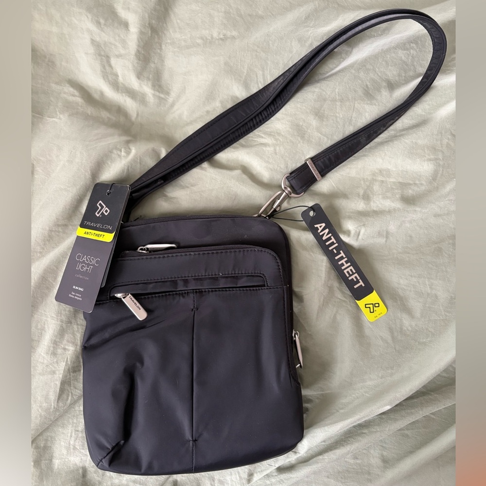 Travelon Anti-Theft Black Crossbody Bag